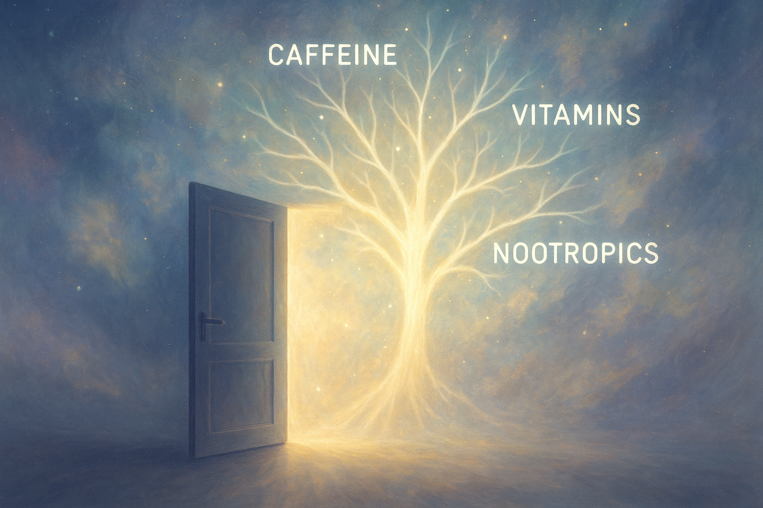 A strategic product map showing how an initial `caffeine snus` offering can branch into a diverse portfolio of functional pouches.